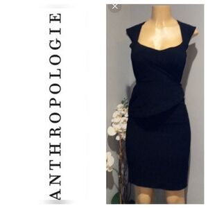 Maple by Anthropologie Mini Black Dress